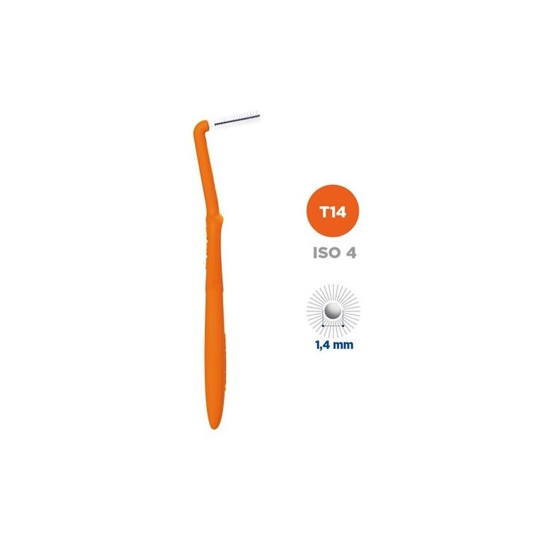 curasept proxi angle t14 arancio/orange 5 pezzi