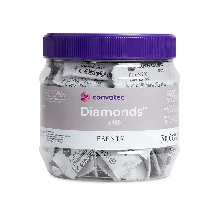 bustine gelificanti antiodore per stomia esenta diamonds 100pezzi