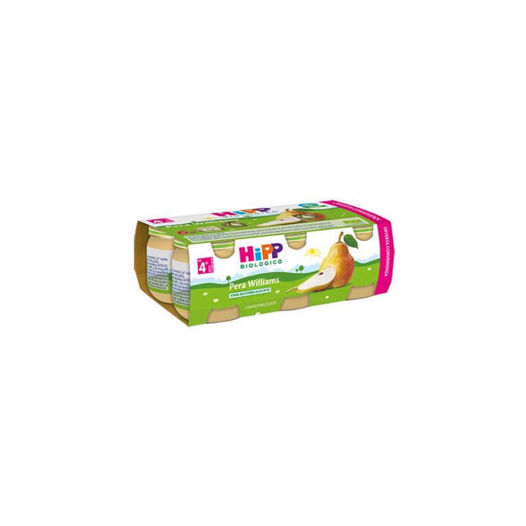 hipp bio omogeneizzato pera williams 6x80 g