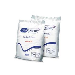 SACCA DI DRENAGGIO DA LETTO PER INCONTINENZA UROSYSTEM TUBO90 CM SENZA SCARICO 30 PEZZI