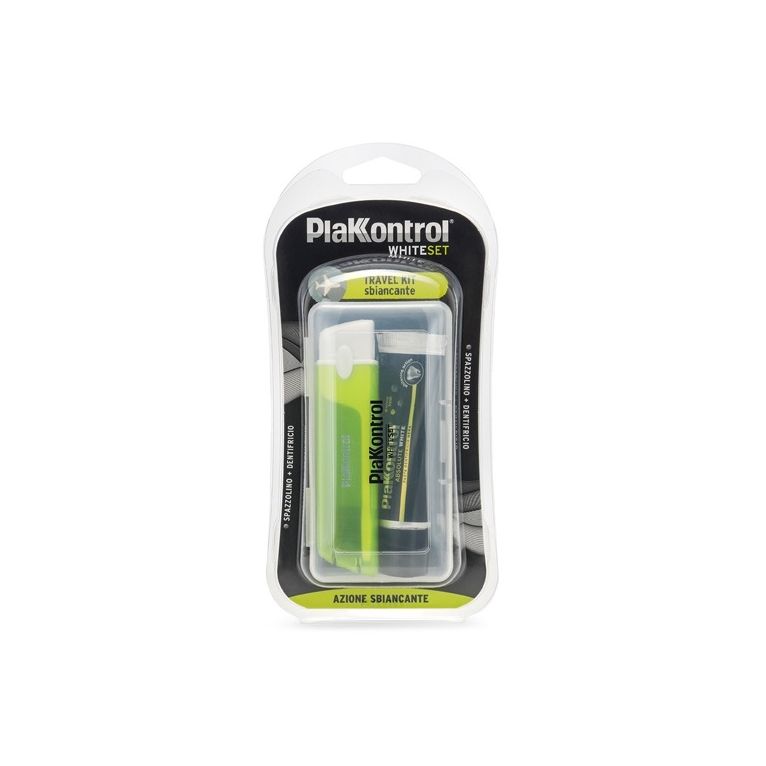 plakkontrol white set travel kit