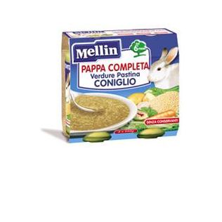 MELLIN PAPPA COMPLETA CONIGLIO 250 G 2 PEZZI