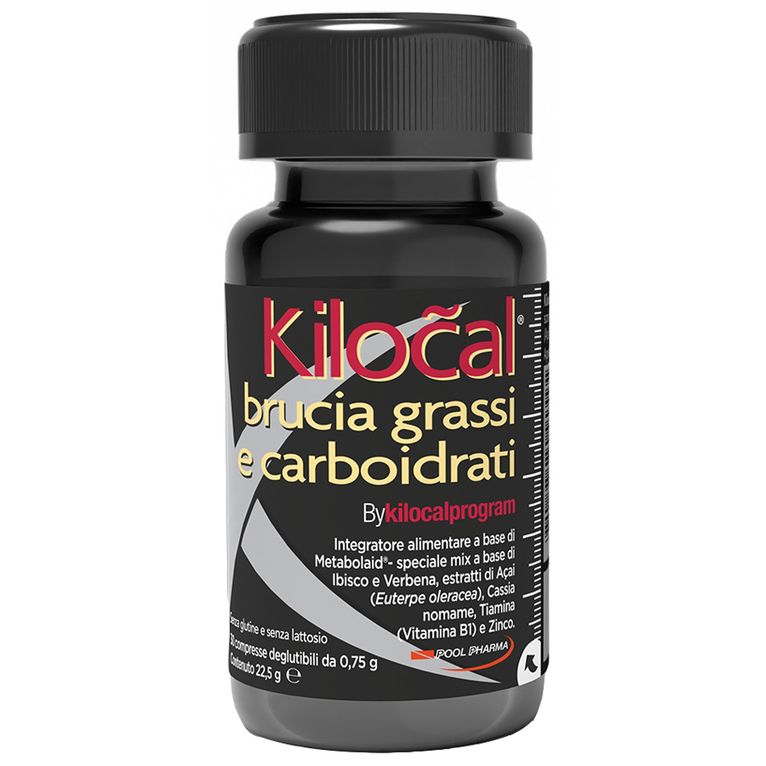 kilocal brucia grassi e carboidrati 30 compresse