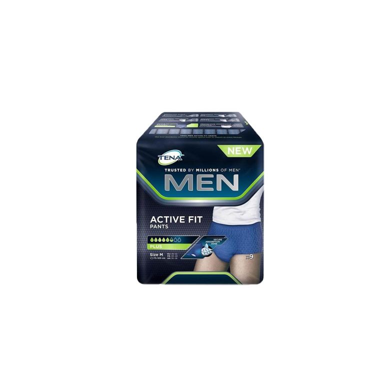 pull up uomo tena men pants active fit m 9 pezzi