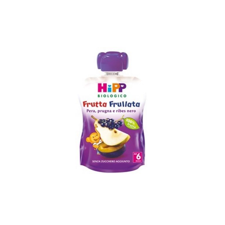 hipp bio frutta frullata pera prugna ribes 90 g