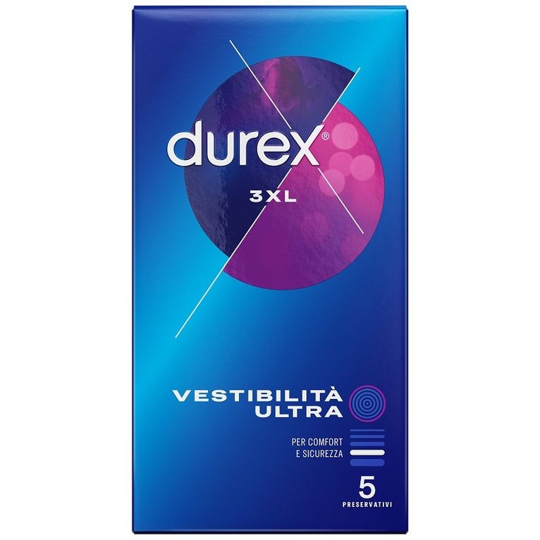 preservativo durex 3xl vestibilita' ultra 5 pezzi