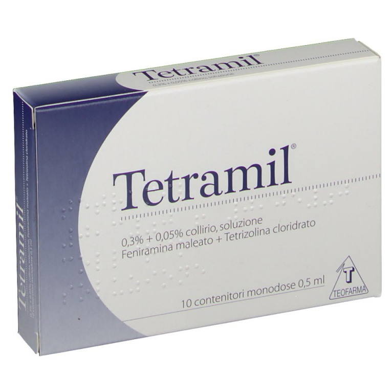 tetramil 10 monod collirio 0,5 ml 0,3% + 0,05%