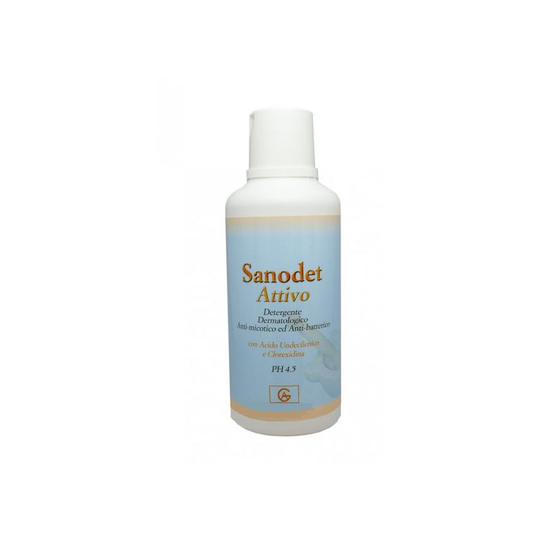 sanodet attivo shampoodoccia 500 ml