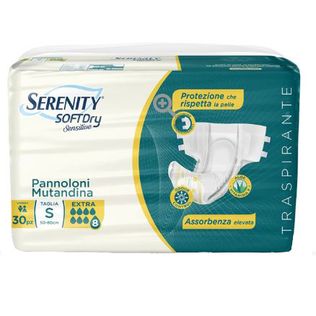 SERENITY PANNOLONE MUTANDINA SD SENSITIVE EXTRA TAGLIA L 30PEZZI