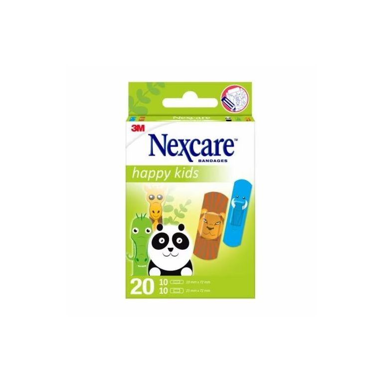 cerotti nexcare kids plasters animals 20 pezzi assortiti