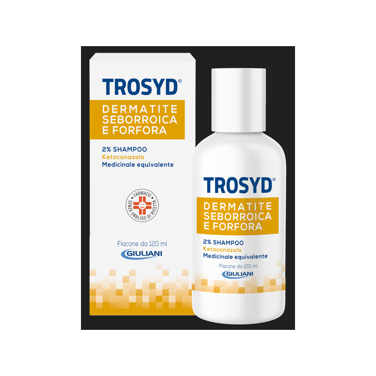 trosyd dermatite seborroica e forfora shampoo 120 ml 2%