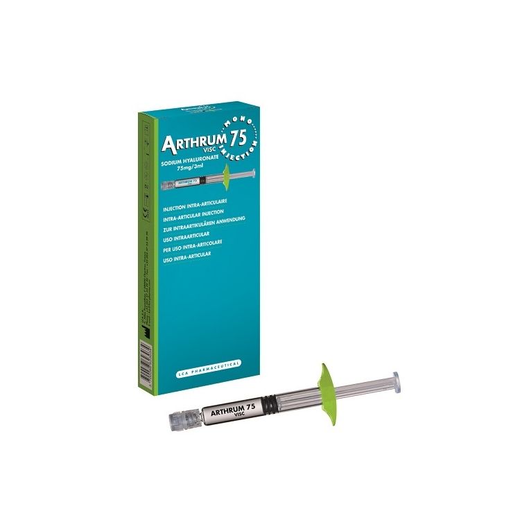 siringa intra-articolare arthrum visc 75 mono injection acido ialuronico 3 ml