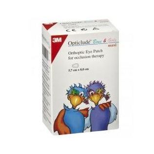 CEROTTO OCULARE COLORATO MAXI 5,7X8CM CF 30 PEZZI