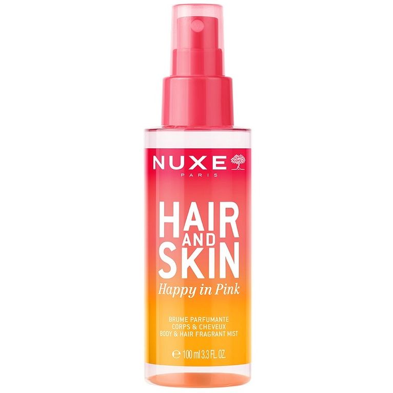 nuxe hair & skin fragrant mist happy in pink 100 ml