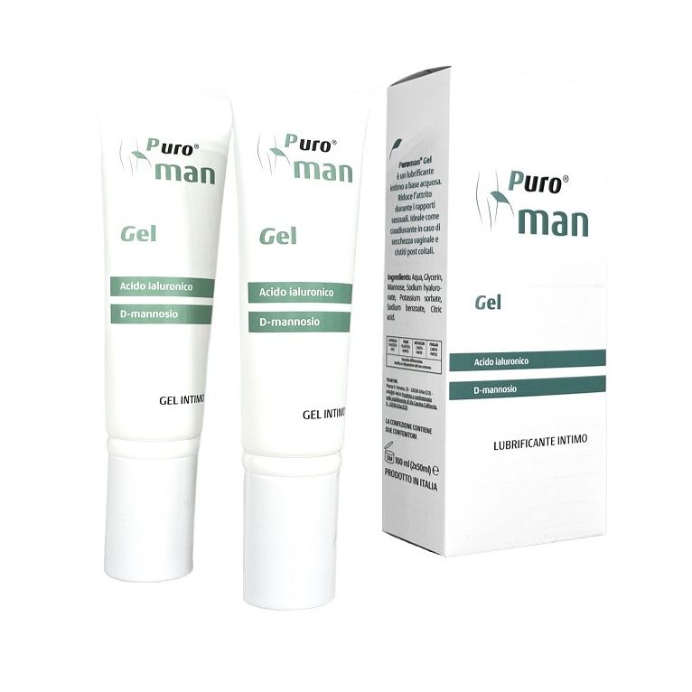 puroman gel intimo 2 pezzi da 50 ml