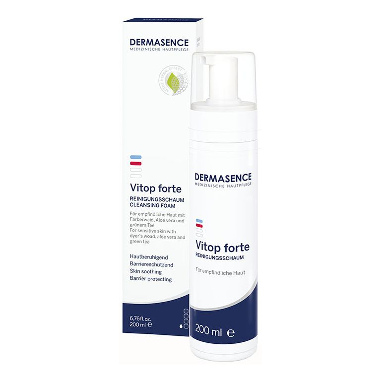 dermasence vitop forte cleansing foam 200 ml
