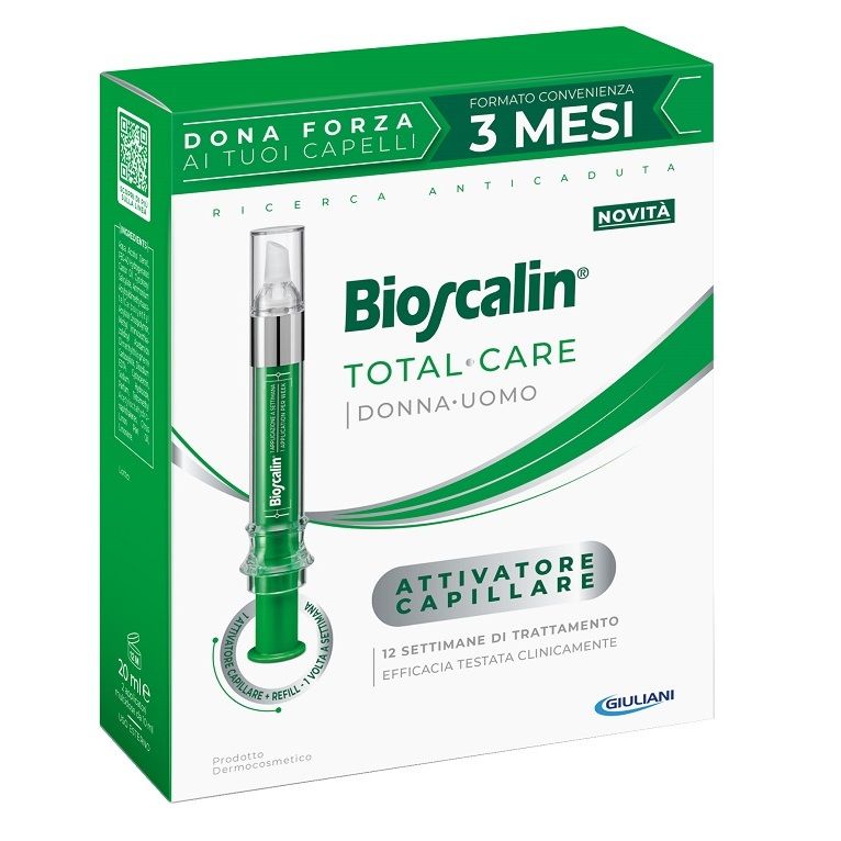 bioscalin total care attivatore capillare 2 applicatori multidose x 10 ml