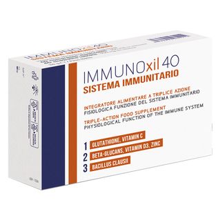 IMMUNOXIL 40 SISTEMA IMMUNITARIO 40 COMPRESSE MASTICABILI