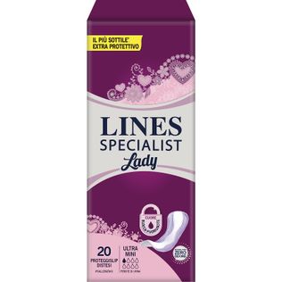 ASSORBENTI PER INCONTINENZA LINES SPECIALIST LADY LONG 20 PEZZI