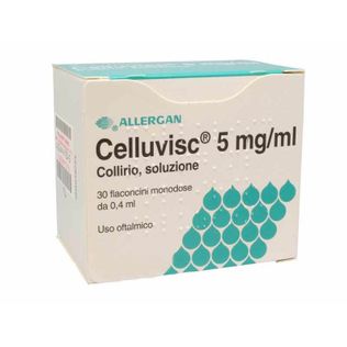 CELLUVISC 30 monod collirio 0,4 ml 5 mg/ml