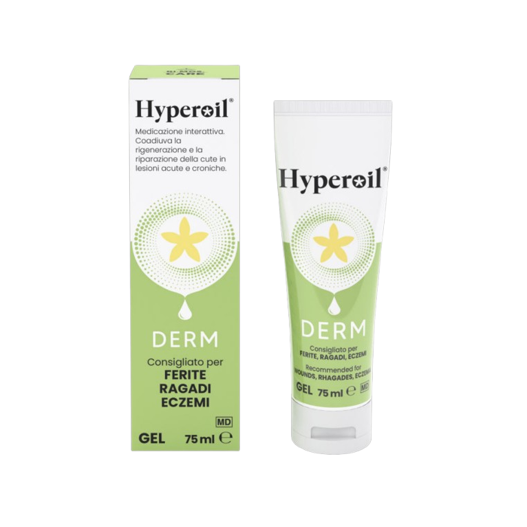 hyperoil tubo gel derm 75 ml lesioni semplici
