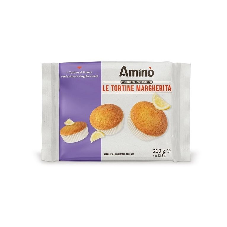 amino' le tortine margherita 4 pezzi x 52,5g