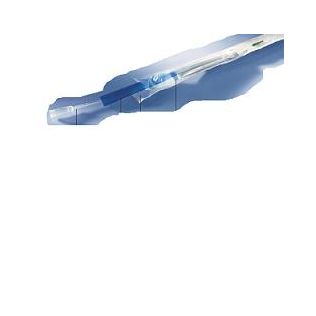 CATETERE AUTOLUBRIFICANTE IN PVC LIQUICK BASE A 1 VIA 2 FORISMUSSATI DIAMETRO CH14 LUNGHEZZA 40 CM PUNTA TIEMANN CON SOLUZIONE FISIOLOGICA 60 PEZZI