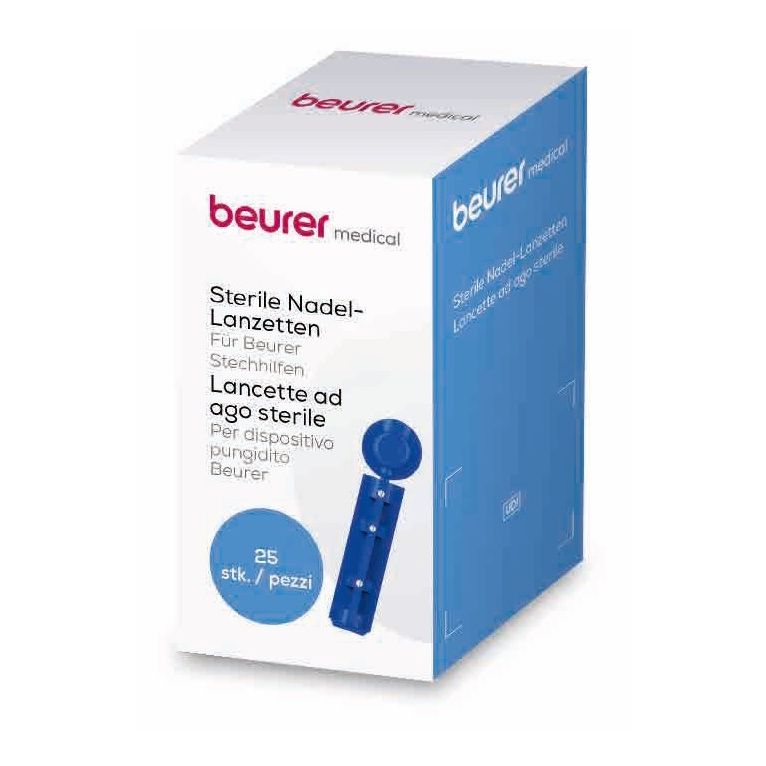 lancette pungidito beurer ago sterile gauge 28 25 pezzi