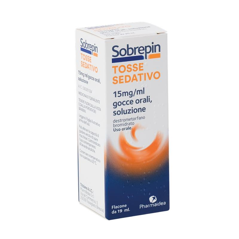 sobrepin tosse sedativo gocce 19 ml 15 mg/ml