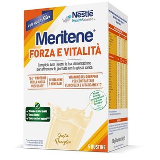 MERITENE FORZA E VITALITA' VANIGLIA 5 BUSTINE DA 30 G