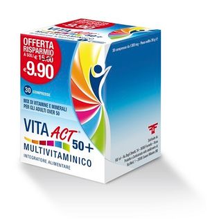 VITA ACT MULTIVITAMINICO 50+ 30 COMPRESSE