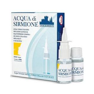 ACQUA SIRMIONE MINERALE NATURALE 6 FIALE 15 ML