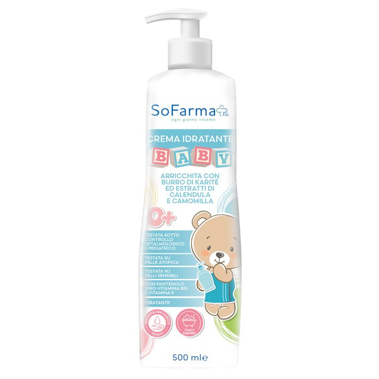 crema idratante corpo bambini 300 ml sofarmapiu'
