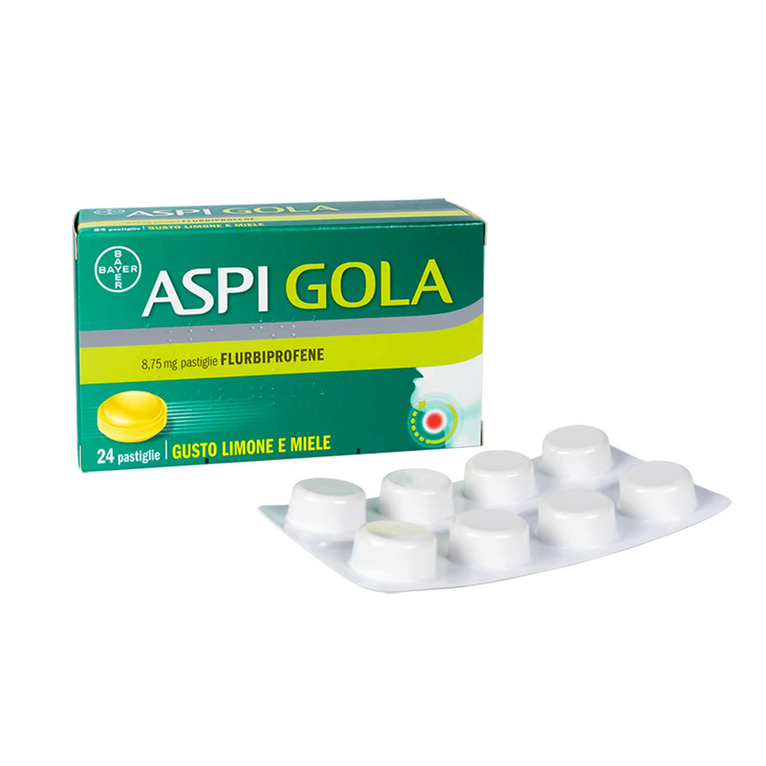 aspi gola 24 pastiglie 8,75 mg limone miele