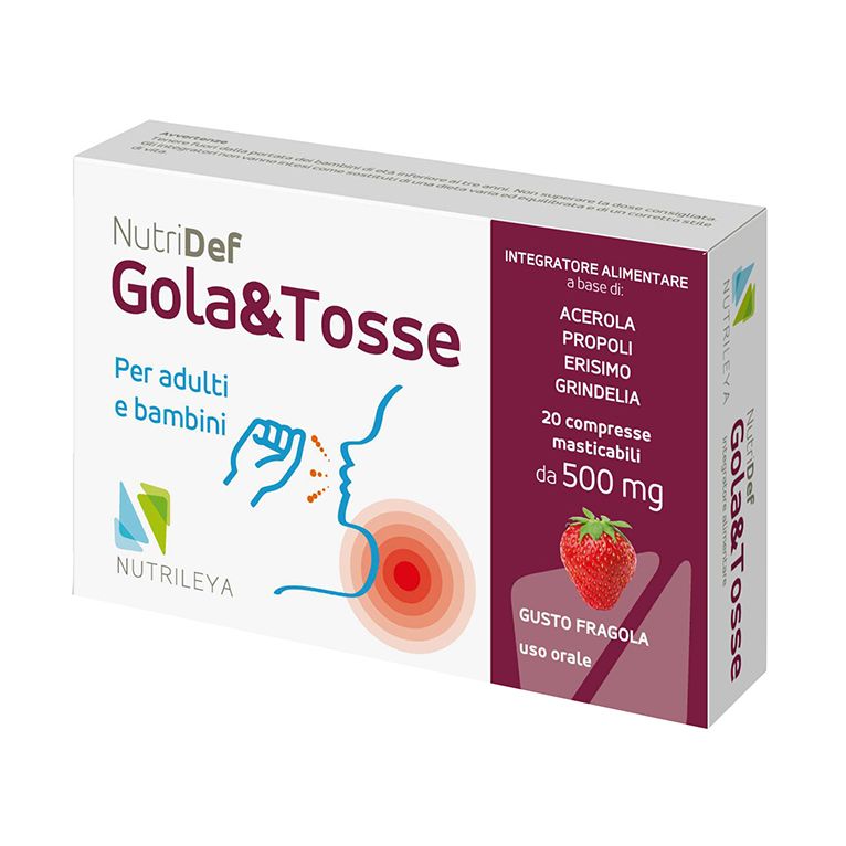 nutridef gola&tosse 20 compresse