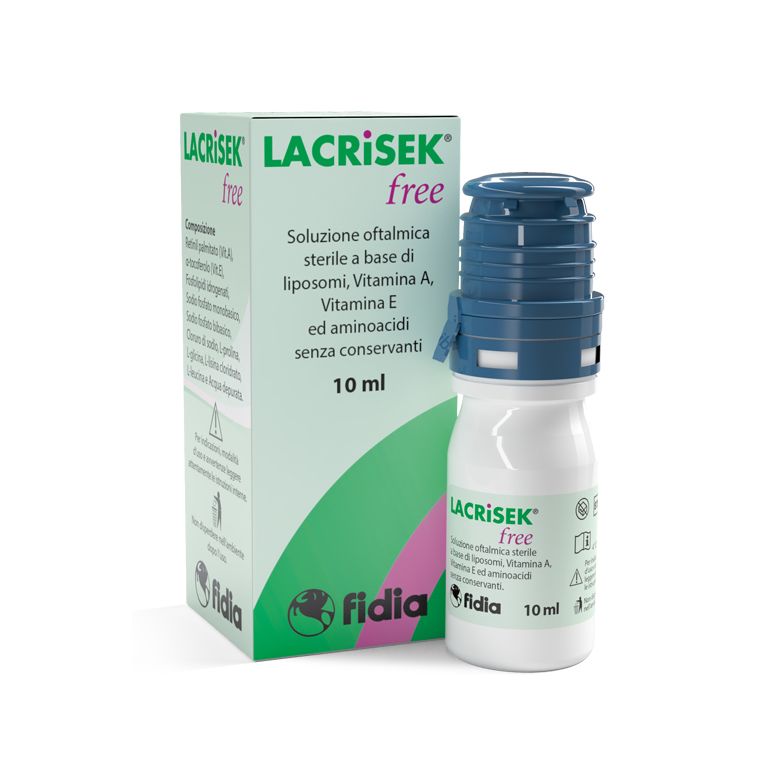 lacrisek free soluzione oftalmica senza conservanti 10 ml