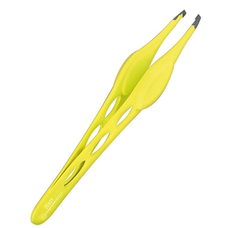 2easy classic pinzette per sopracciglia giallo