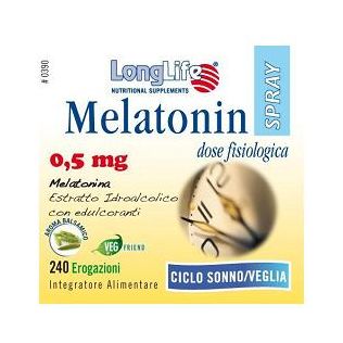 LONGLIFE MELATONIN SPRAY 0,5MG 30 ML