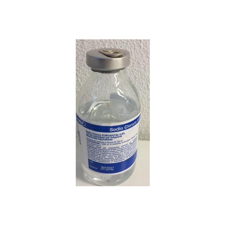 sodio cloruro (eurospital) 1 flacone 100 ml 0,9%