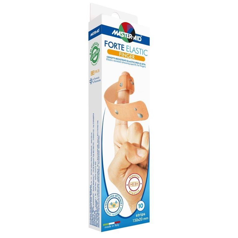 cerotto master-aid elastic finger 10 pezzi