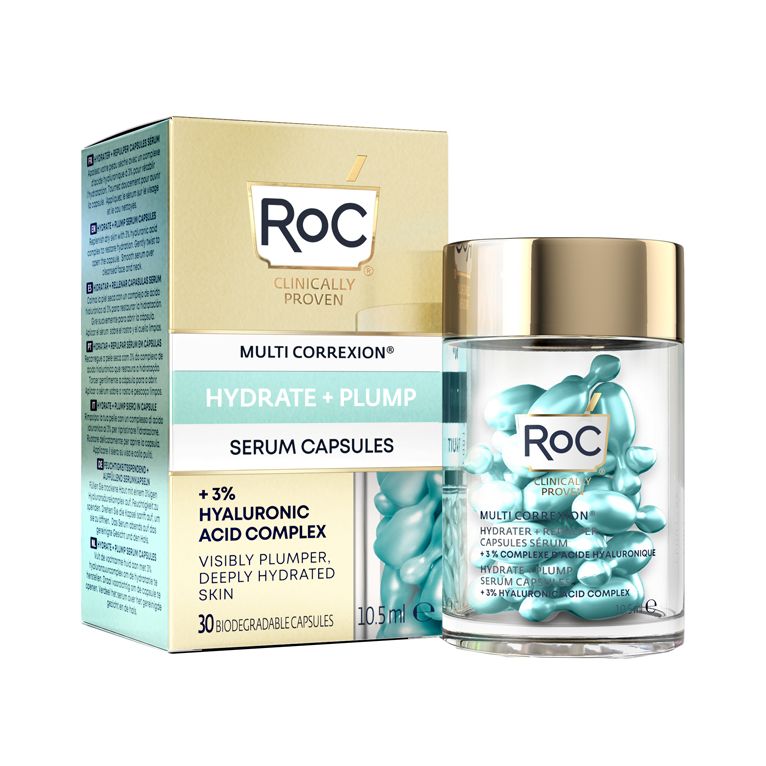 roc multi correxion hydrate+ plump siero viso in capsule 30capsule