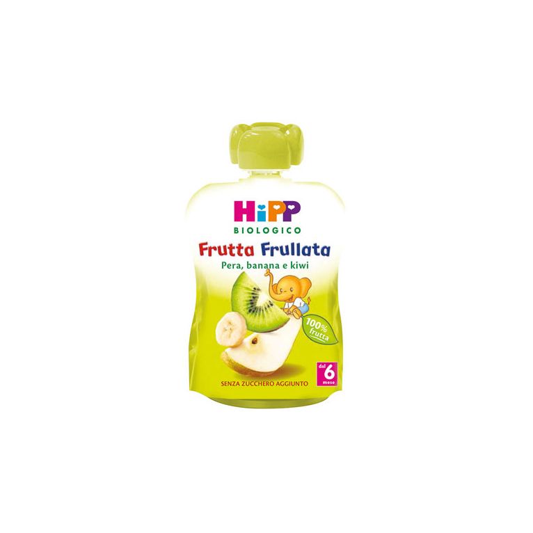 hipp bio frutta frullata pera banana kiwi 90 g