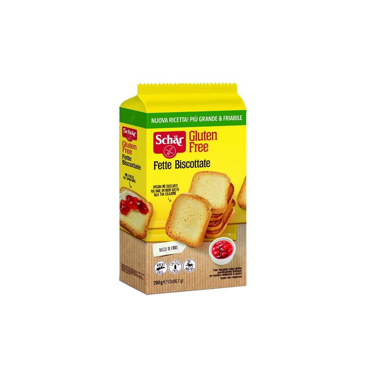 schar fette biscottate 3 porzioni da 86,7 g