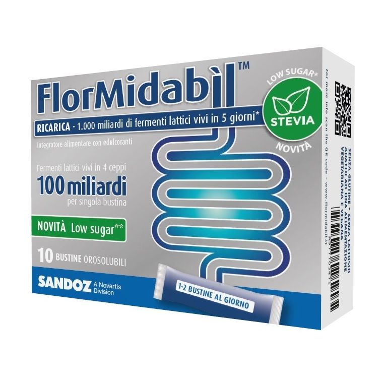 flormidabil ricarica 10 bustine con stevia