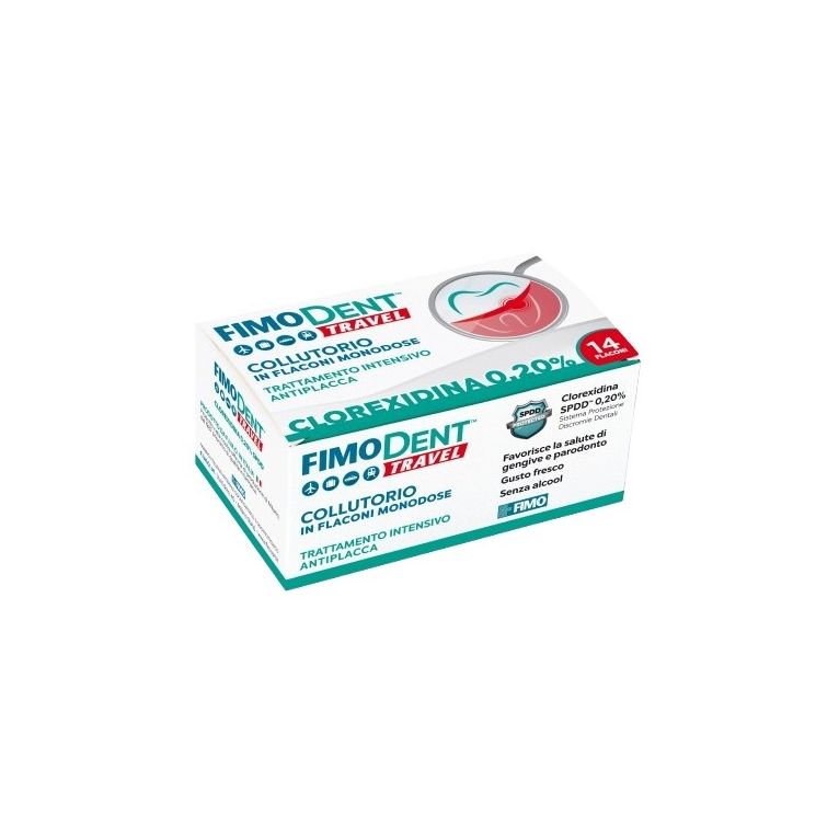 fimodent travel collutorio clorexidina spdd 0,20% 14 flaconcini monodose 10 ml