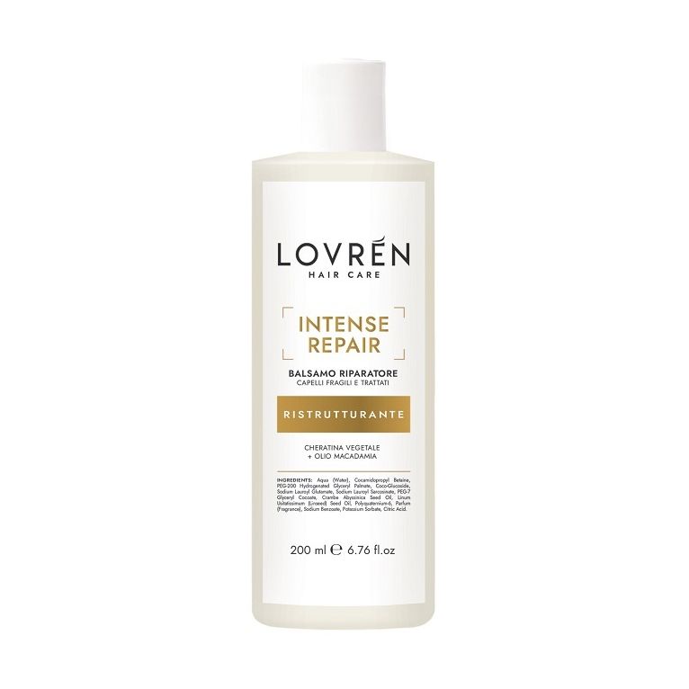 lovren hair care intense repair shampoo ristrutturante 200 ml