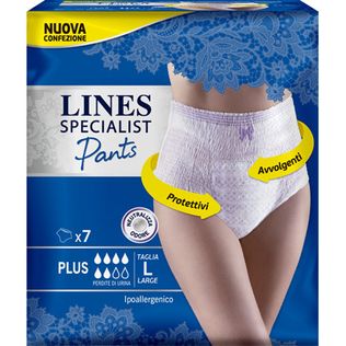 LINES SPECIALIST PANTS LADY PLUS L FARMA 7 PEZZI