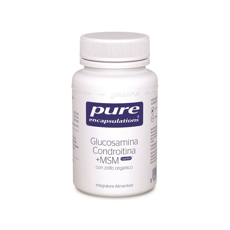 pure encapsulations glucosamina condroitina + msm 30 capsule