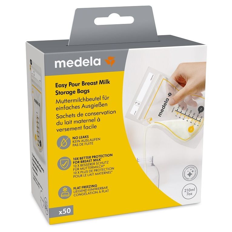 easy pour sacca conservazione latte materno 50 pezzi