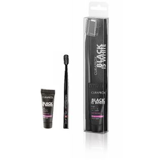 CURAPROX BLACK IS WHITE DENTIFRICI SBIANCANTI 1 DENTIFRICIODA 10ML + 1 SPAZZOLINO